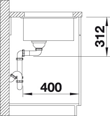BLANCO SUBLINE 700-U UXI BLANCO SUBLINE 700-U UXI